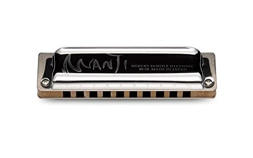 Suzuki 10 Hole Harmonica Manji F-tone M-20
