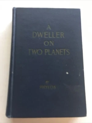 1952 Antique Occult Novel "A Dweller on Two Planets" Illustrated Phylos HC VG - Imagem 1 de 4