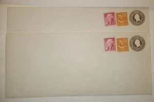 2 uncirculated envelopes. Jefferson 2 c. Franklin 1/2 c. and 1 1/2 Washington - Picture 1 of 2