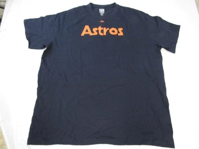 Nueva Camisa Majestuosa Azul Marino de los Astros de Houston #34 Lynn Nolan Ryan Jr Para Hombres Talla 4XL-Alto Foto 1 de 4