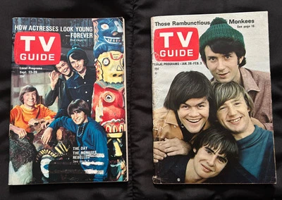 2 Vintage 1967 TV Guides feat. The Monkees - Image 1 of 3