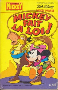 C1 Disney MICKEY PARADE 1293 bis 1977 MICKEY FAIT LA LOI Port Inclus France - Picture 1 of 1
