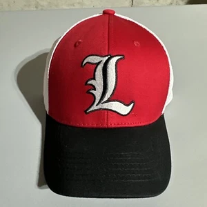 Louisville Cardinals Red Black Trucker Adjustable Baseball Cap Hat Licensed NCAA - Picture 1 of 9