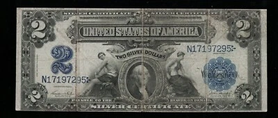 SC 1899 $2 Silver Certificate Fr.256 Mini Porthole (295) - Image 1 of 3