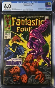 Fantastic Four #76, Marvel (1968), CGC 6.0 (FN) - Silver Surfer & Galactus App! - Picture 1 of 3