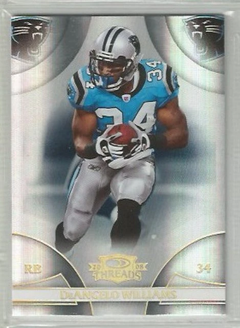 DeAngelo Williams Carolina Panthers 2008 Donruss Threads GOLD HOLOFOIL 40/50 - Image 1 of 1
