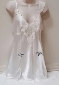 Bridal In Bloom Chemise Women's Sequence Sleepwear Teddy/Nightgown Size L  - Picture 1 of 4