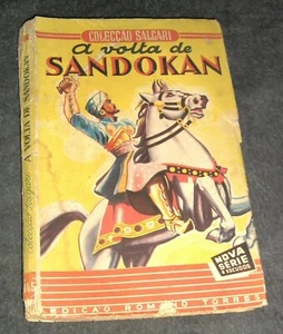 Vintage 1950 Emilio Salgari,A Volta de (the Return of) SANDOKAN,Pulp Paperback - Picture 1 of 8
