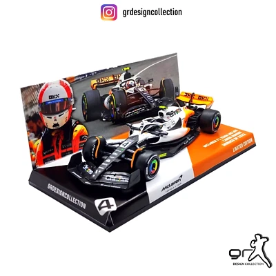 Lando Norris - McLaren MCL60 F1 Monaco GP 2023 TripleCrown Livery /Burago/ 1:43 - Immagine 1 di 4
