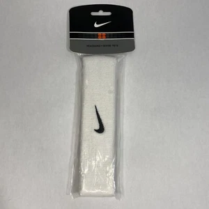 Nike 2005 Swoosh White Headband Adult Unisex - Picture 1 of 6