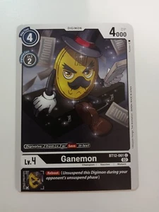 Ganemon BT12-061 Digimon CCG TCG Card - Picture 1 of 1