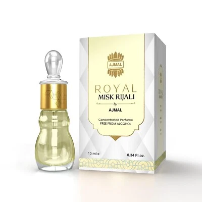Ajmal Royal Misk Rijali Attar oil 10ml Unisex fragrance 10ml - Image 1 of 4