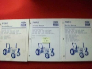 NUEVO JUEGO MANUAL DE SERVICIO FORD HOLLAND TRACTORES INDUSTRIALES DE 3 VOL. MODELOS 230-545 - Imagen 1 de 12