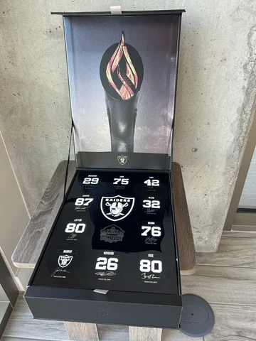 2022 Las Vegas Raiders Season Ticket Member Holder Gift Box Hall of Fame + Stubs Cover