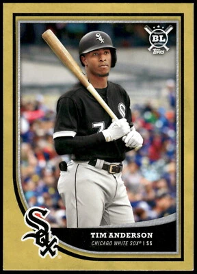 2018 Topps Big League Tim Anderson Gold #71 - Image 1 of 2