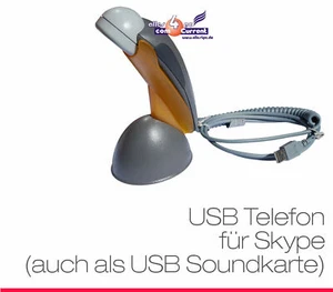 USB Téléphone Voip Gratuit Appels Avec Ordinateur skype Skypephone - Afbeelding 1 van 1