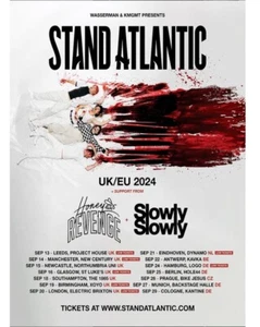 Poster Stand Atlantic UK and EU Tour 2024 Poster, gift for fans - Picture 1 of 8