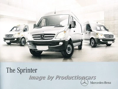 2012 2013 Mercedes Benz Sprinter Van 36-page Sales Brochure Catalog - Cargo - Image 1 of 3