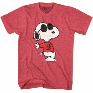 Peanuts Snoopy Joe Cool Distressed T-Shirt - Picture 1 of 1