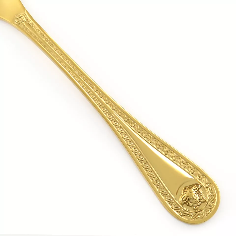 Rosenthal MEDUSA Gold Plated 24K Versace Face Silverware CHOICE Flatware  - Image 1 of 1