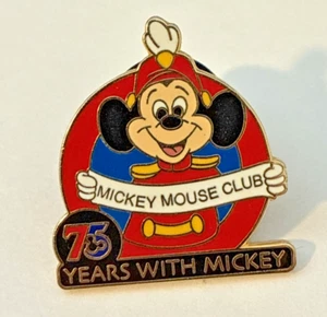 Disney 75 Jahre mit Mickey Trading Pin Mickey Mouse Club 2003 - Bild 1 von 3