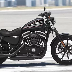 Harley-Davidson Vintage Sticker 2er Set Sticker Custom Laminat 883 Motorrad Sportster - Bild 1 von 3