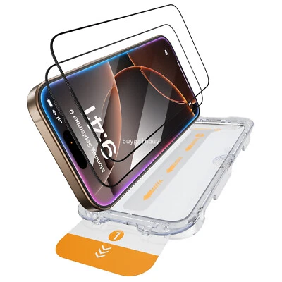 2Pack For Apple iPhone 16 Pro 6.3'' Tempered Glass Screen Protector Film Privacy - Image 1 of 4
