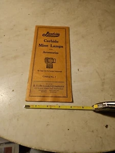 Antique JUSTRITE Carbide Mine Lamps Catalog No 7 Accessories Repair Parts Info - Picture 1 of 18