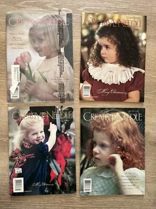 4 Issues Creative Needle Magazine Mixed Lot 1999-2000. w/ pattern inserts, EUC - Picture 1 of 12
