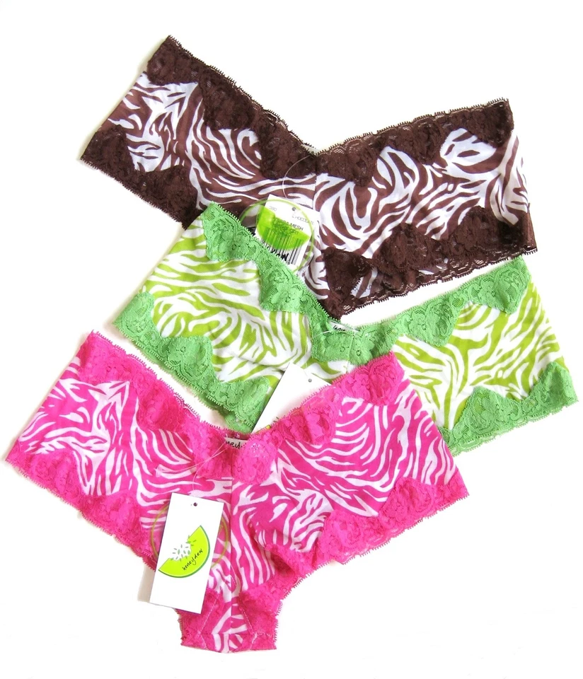 A0275 Honeydew Intimates NEW Luxurious Lace at Openings Sheer Mesh Boyshorts - Image 1 of 4