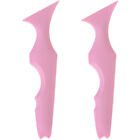  2 Pcs Silicone Beauty Ruler Makeup Tool for Winged Eyeliner Molds