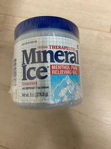 Mineral Ice Therapeutic Pain Relieving Gel 8 Oz Sealed, Relieves Arthritis Pain - Picture 1 of 1