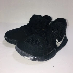 Nike KYRIE 3 (TD) Size 6c TODDLER BABY shoes Black 869984-005 - Picture 1 of 9