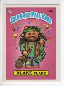 BLAKE FLAKE TOPPS CUBO DE BASURA NIÑOS TARJETA SERIE 3 #91A EN MUY BUENA CONDICIÓN - Imagen 1 de 1