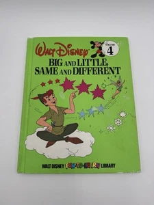 Disney Big And Little Same And Different 1983 Fun Learn Library Volume 4 - Picture 1 of 3