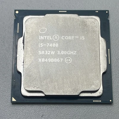 Intel i5-7400 3.00GHz 6MB Quad Core CPU Processor LGA 1151 SR32W - Image 1 of 2