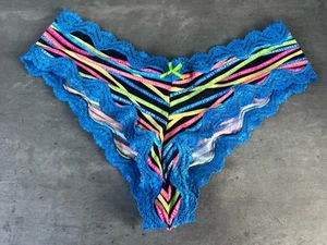 VICTORIA'S SECRET SECRET SILKY SEXY LITTLE THINGS SILKY CHEEKY BIKINI PANTY L - Picture 1 of 4