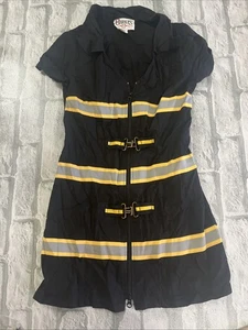 Bauarbeiter schwarz-gelbes Kostümkleid klein - Bild 1 von 16
