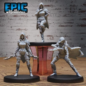 Elf Guild Rogue Miniatur | 28mm & 32mm Stealthy Assassin Figur für DnD, - Bild 1 von 5