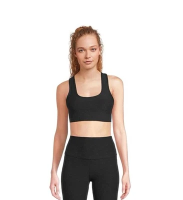 Beyond Yoga Spacedye Simplicity Long Line Bra Size M Black NEW - Image 1 of 4
