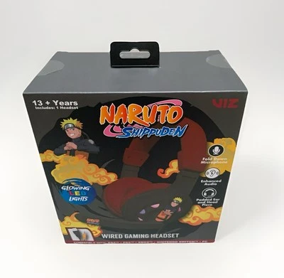 NEW Naruto Shippuden Wired Gaming Headset w/Mic Multi-Platform Compatibility - Image 1 of 4