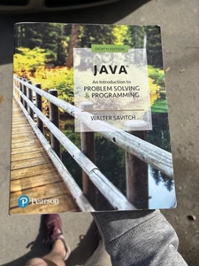 Java: An Introduction to Problem Solving & Programming, 8th Ed by Walter Savitch - Picture 1 of 3