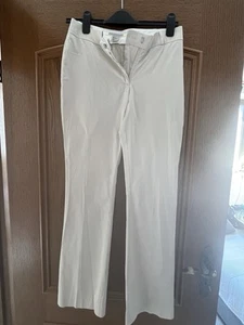 Damen Hose Beige S Größe 34 Weites Bein  - Bild 1 von 3