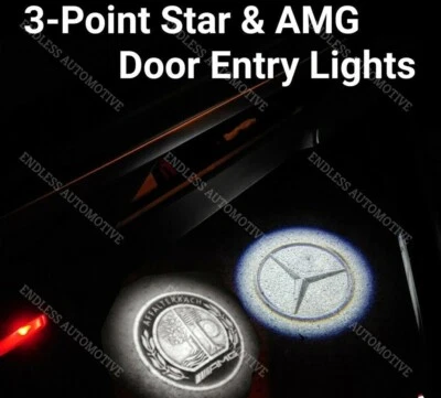 ⭐Mercedes-Benz AMG Step Puddle Door Light Affalterbach CLA E S C CLS GLC SLK GL - Image 1 of 4