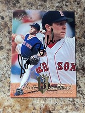 1994 Fleer Scott Bankhead Autographed Card #10 Autograph Boston Red Sox