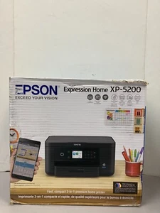 Epson Expression Home XP-5200 Printer - Black - Picture 1 of 5