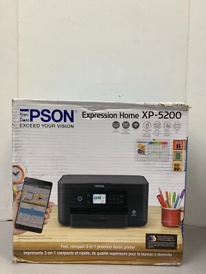 Epson Expression Home XP-5200 Printer - Black - Image 1 of 4