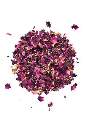 200 GRAM PREMIUM Dried RED Rose Petals For Soap Candles Bath Salts Crafts • 14.21€