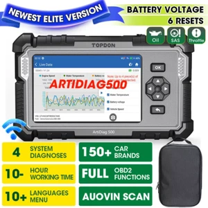 2025 TOPDON AD500 PRO++ OBD2 Scanner Diagnostic Tool ABS SRS Engine Code Reader - Picture 1 of 24