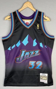 NWT Mitchell & Ness NBA Reload Swingman Jersey Utah Jazz Karl Malone #32 Sz M - Picture 1 of 10